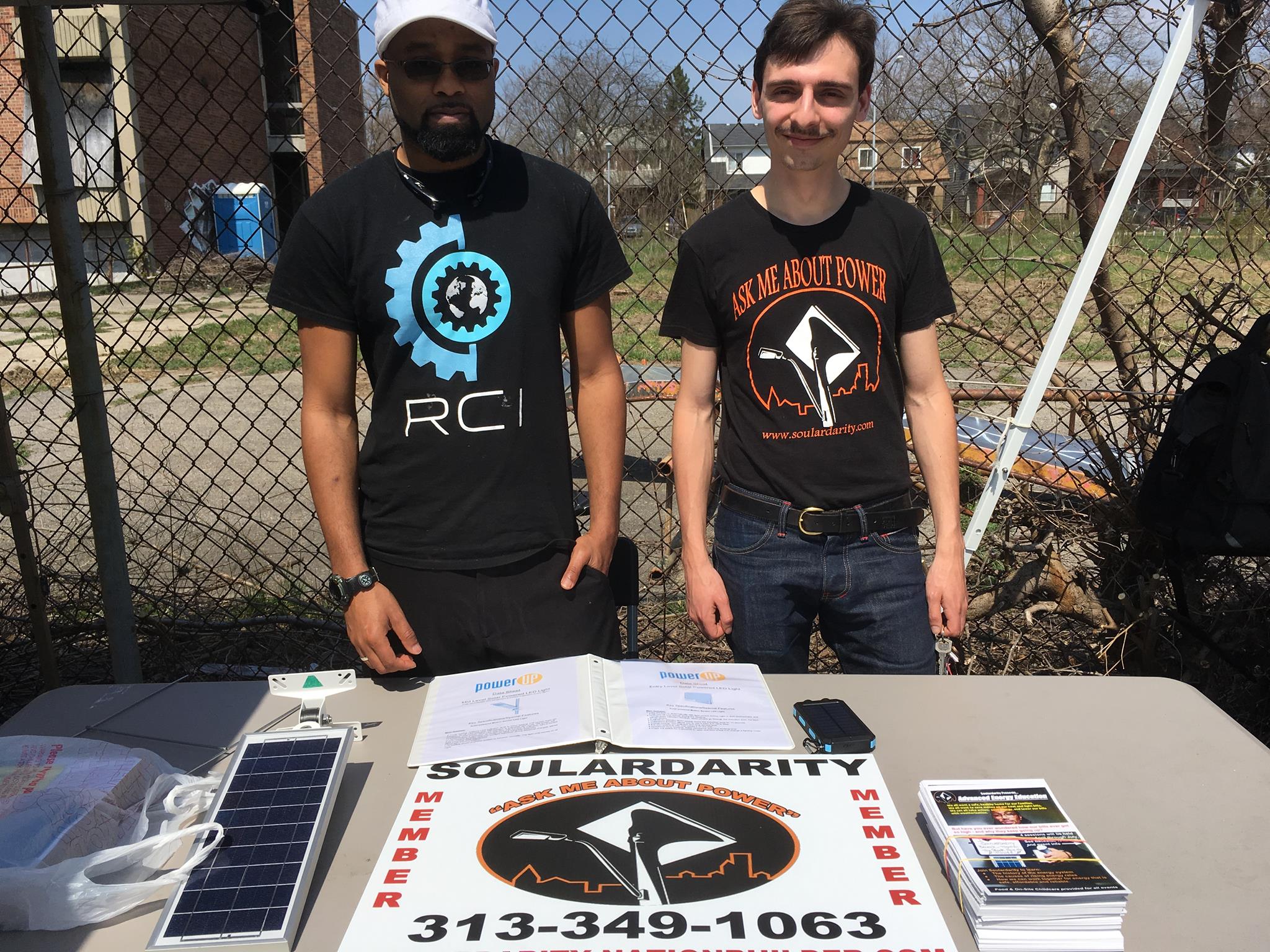 Tabling with Ali at Sink Or Swim! via https://www.facebook.com/Soulardarity/